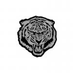 Laser Cut Clothing Embroidered Patches Heat Sealed Fabric Material For Jacket Decoration for sale