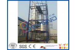 China Continuous Feeding Multiple Effect Falling Film Evaporator With CIP Cleaning System supplier