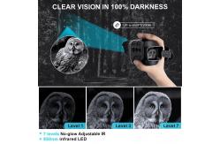 China Lightweight Digital Zoom ABS Night Vision Monocular Camera For Hunting supplier