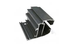 China 6063 Grey Powder Coated Aluminium Door Profiles Structure Extrusion Frame supplier