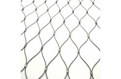 China 304/316 stainless steel ferrule wire rope mesh for bag protector supplier