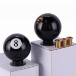resin universal car custom design black 8 ball shift knob gear shift knobs for sale