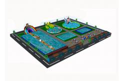 China Waterproof Combined Movable Inflatable Water Parks For Backyard / Zoo supplier