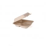 Sugarcane Bagasse Sushi Biodegradable Take Away Box Disposable For Restaurant for sale