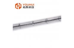 China Single Tube U-shaped Infrared Heating Lamp Tube White Halogen Short Wave supplier