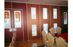 China Manual System Laminated Board Sound Proof Partitions For Ballroom supplier
