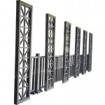Wrought Iron 6063 Aluminium Metal Stair Handrail Balusters For Outside Steps for sale
