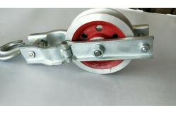 China 1T SHD Model Aluminum Sheave Hook Style Transmission Line Stringing Block supplier
