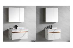 China Modern Floating Bathroom Vanity Combo With Mirror 24-40 Inches supplier