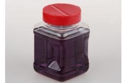 China Flavoring Packaging Clear PET Jars With Hole In Cover International Standard supplier