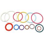 60-70 Shore D Heat Resistant PTFE Coated Elastomer O Rings for sale