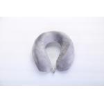 Grey Color Car Additional Accessories U Shape Memory Foam Travel Pillow for sale