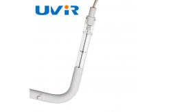 China Semi Coated White Halogen Infrared Heating lamp tube U Shaped supplier