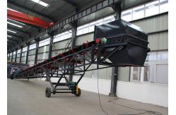 China Specialized Unloading Mobile Belt Conveyor For Bulk Material supplier