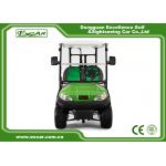 Green 4 Wheel Electric Golf Car 2 Passenger 48V Battery Golf Cart for sale