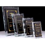 Durable Crystal Glass Golf Trophies Cup Black Color Matching CE CCC Certificated for sale