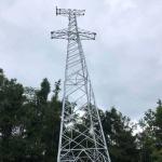 110KV HDG Angle Steel Pylon Transmission Tower for sale