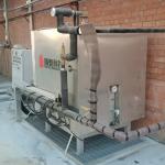 Precise Control 1200W Brick Thermal Machine Heavy Oil Burner Two 1000L Transfer Tanks for sale
