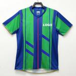 Blue Red Polyester Vintage Retro Soccer Jerseys Quick Dry for sale