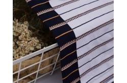 China Soft And Skin-Friendly Durble Striped Knit Fabric For Casual Wear supplier