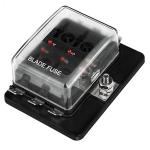 6 Way ATC RV 12V Blade Fuse Blocks With LED Indicator Light for sale