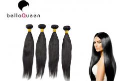 China Soft Natural Black Straight Tangle Free Human Hair Weft 95-105g supplier