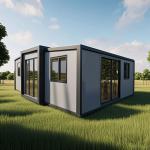 Expandable Container House Steel Frame and Insulated Panels for Customer Requirements for sale