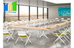 China Conference Room Stackable Folding Meeting Tables Office Movable Training Desks supplier