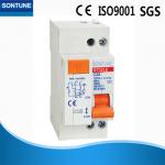 White 230V RCBO Circuit Breaker 1P+N Pole IEC61009 Standard Light Weight for sale
