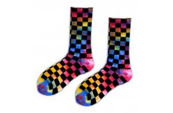 China Custom knitted Unisex Plain Coloured Socks Sweat Absorbent supplier