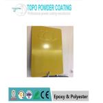 Outdoor Pure Polyester Powder Coating Honey Yellow High Glossy Thermosetting for sale