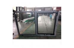 China Outswing Aluminum UPVC Awning Window Double Glazed Windproof Hurricane supplier