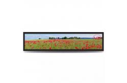China 24 28 Inch TFT Ultra Wide LCD Signage Stretched Bar Advertising Display supplier