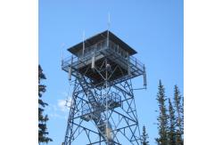 China 60m Galvanized Lattice Steel Military Guard Tower supplier