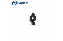 China Black OEM CNC Machining Milling Anodized Aluminum Parts for Back Adjuster supplier