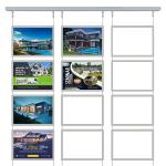 Custom Crystal Led Light Box 80000hr Clear Acrylic Backlit Advertising Light Boxes