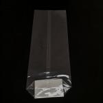 Poly Opp Cross Block Square Bottom Plastic Bags Resealable Food Packaging Bags for sale