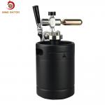 Matte Black CO2 Mini Keg Dispenser With Regulator And Tap Spear for sale