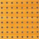 Yellow Perforated Wood Acoustic Panels Fireproof Veneer Surface Sound Wall Panel for sale