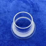 Coustomization Heat Resistance Outer Square Inner Circular Tapered Long Mouth Quartz Test Tube for sale