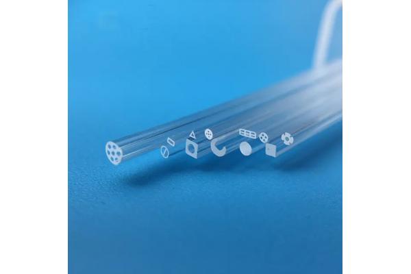 1100 Degree Quartz Glass Tubes Double Holes Four Holes Six Holes Multi Holes