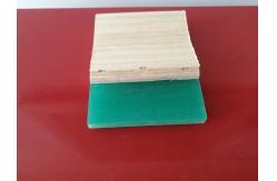 China Yellow Screen Printing Squeegee Blades Wooden Handle 75A 40cm Length supplier