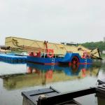 88kw Large Capacity Aquatic Weed Harvester For Water Weed Harvesting