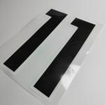 Elastic Iron On Heat Transfer Letters And Numbers For Football Jerseys
