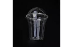 China 12oz Compostable Biodegradable PLA Cups Disposable Iced Coffee Cups With Lids supplier