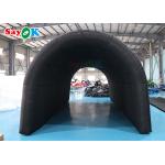 210D Oxford  Black Inflatable Tunnel Tent Multi Function For Activities Exhibitions