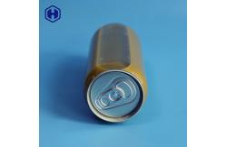China Cold Coffee Fill 16 OZ  Plastic Soda Cans With Screen Printing supplier