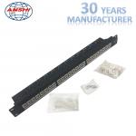 Rack Mount Cat6 UTP Patch Panel Unshielded Modular Type With Cable Manager for sale