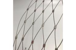 China High Safety Stainless Steel Balustrade Mesh , Child Proof Netting For Stairs supplier