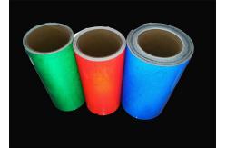 China RA1 Reflective Vinyl Sheets For Traffic Sign Marks Retro Reflective Road Signs supplier